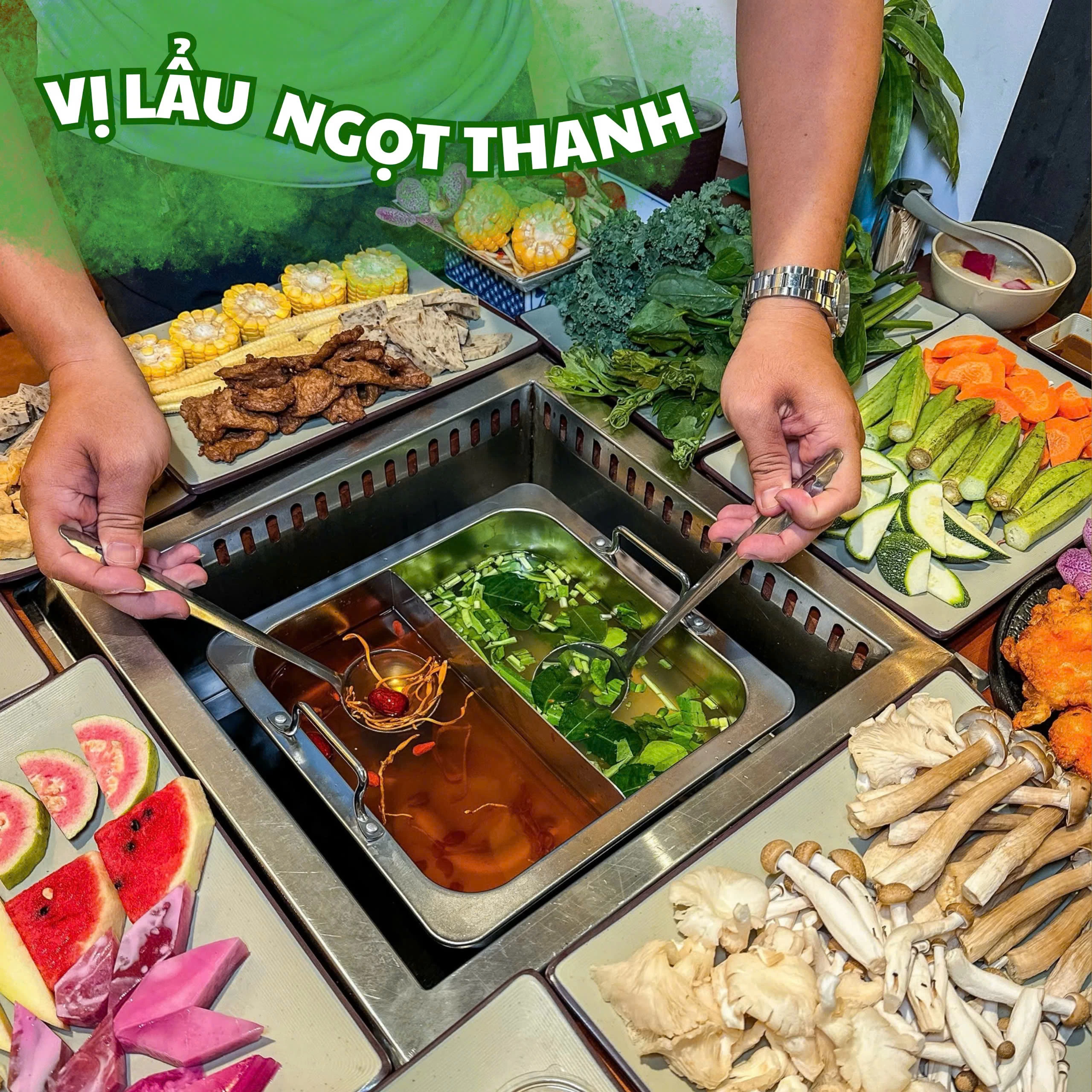 Thưởng thức vị lẩu ngọt thanh