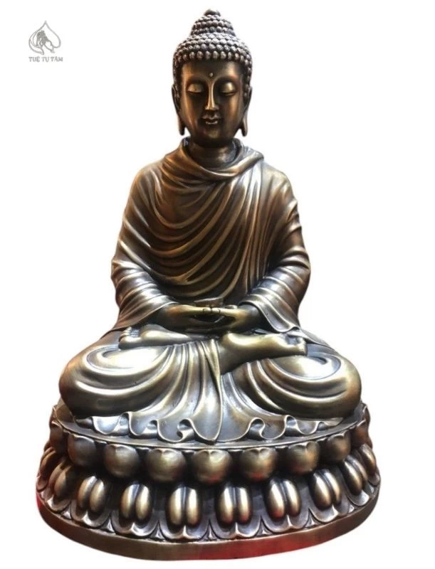 Tượng Phật Thích Ca làm bằng chất liệu đồng 