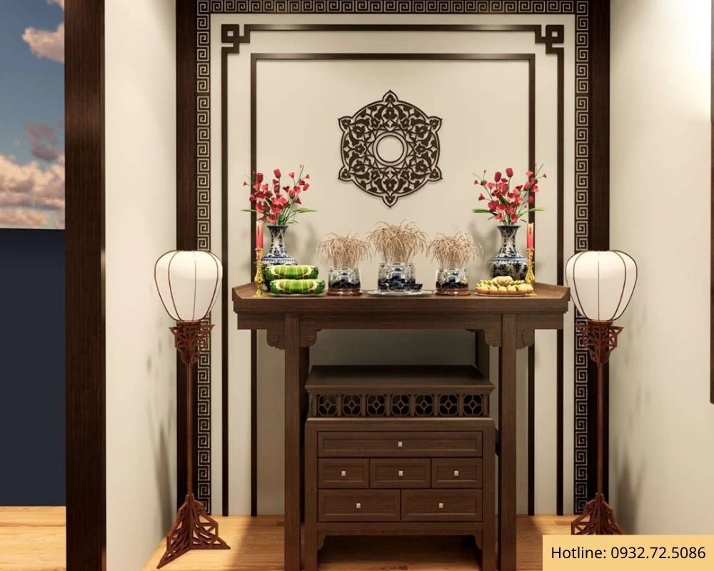 Thiết kế phòng thờ chung cư