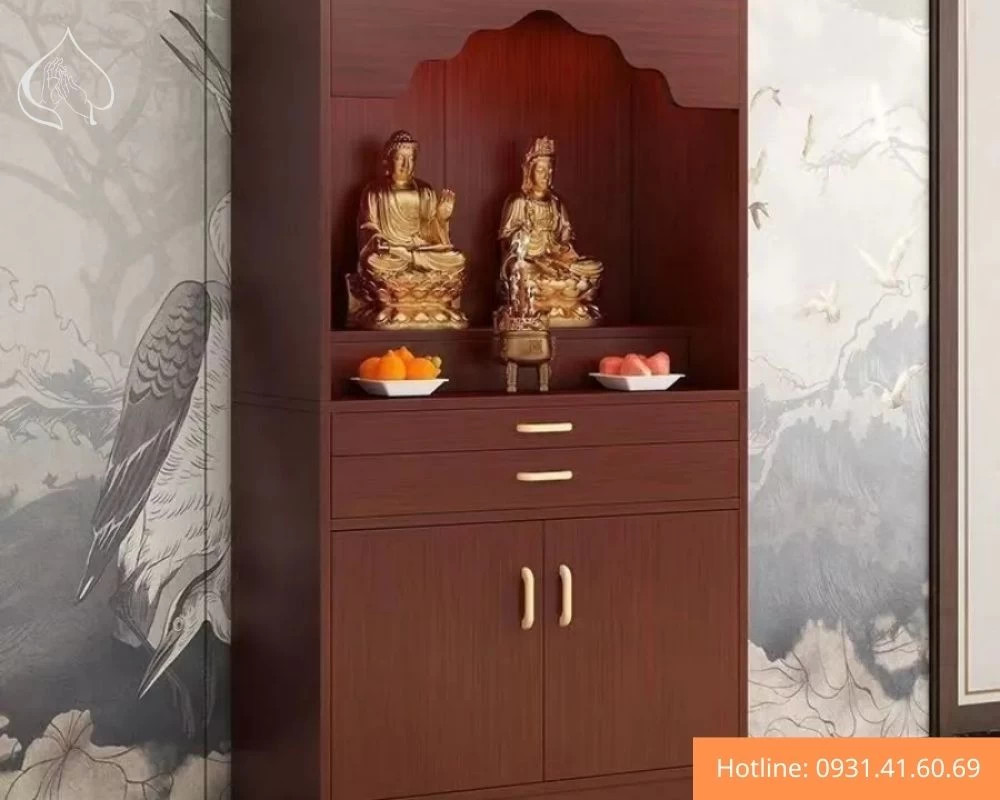 Tủ thờ đứng 2 cánh
