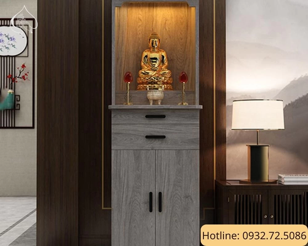 Bàn thờ gỗ sồi