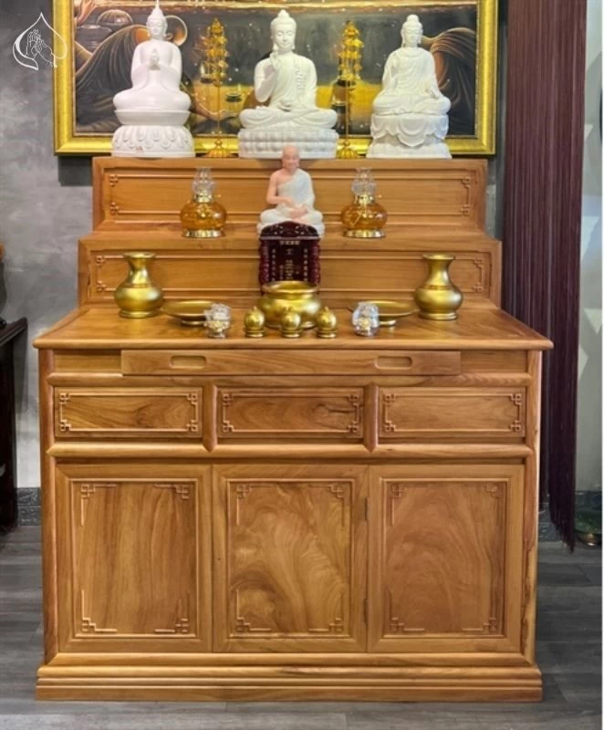 Bàn thờ 3 tầng thờ Phật