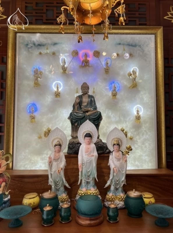 Tranh mây đèn cung trời chư thiên