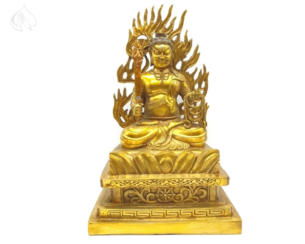 Bất Động Minh Vương mạ vàng