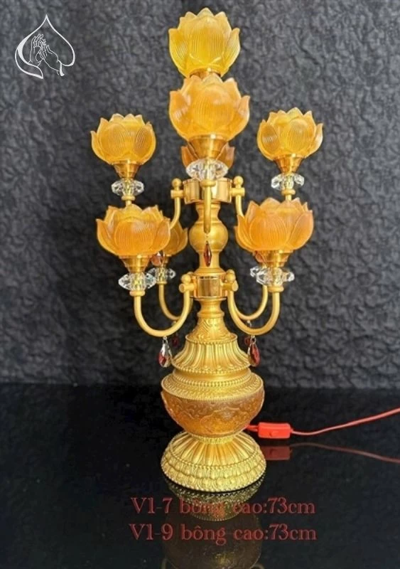 Đèn thờ lưu ly điện