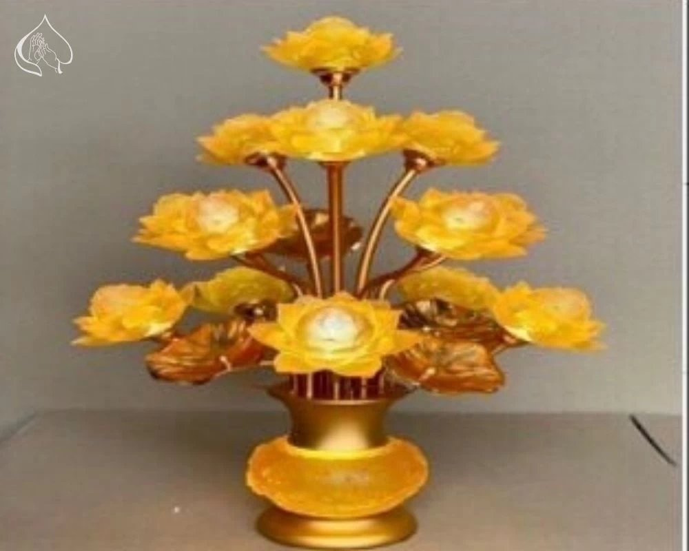 Đèn sen lưu ly 13 bông