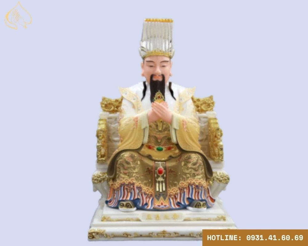 Bức tượng Ngọc Hoàng bằng lưu ly