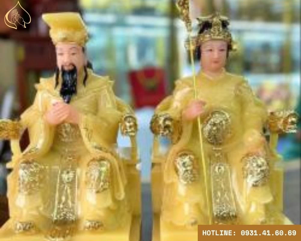 Tượng Ngọc Hoàng và Vương Mẫu Nương Nương