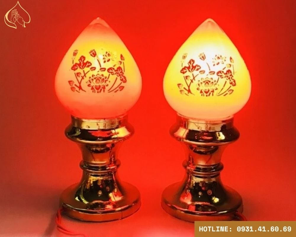 Mẫu đèn bàn thờ ông Táo chiêu tài