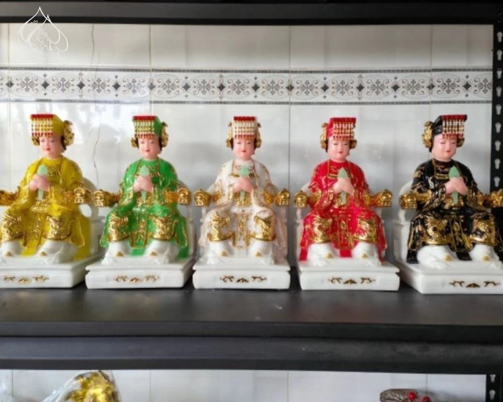 Ngũ hành Nương Nương bằng đá