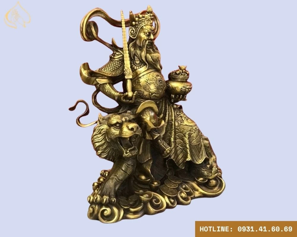 Tượng Triệu Công Minh Cưỡi Hổ