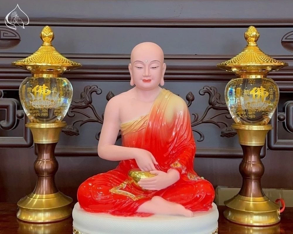 Tượng Thánh Tăng Sivali bột đá