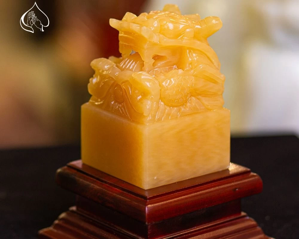 Ấn Rồng phong thủy bằng đá
