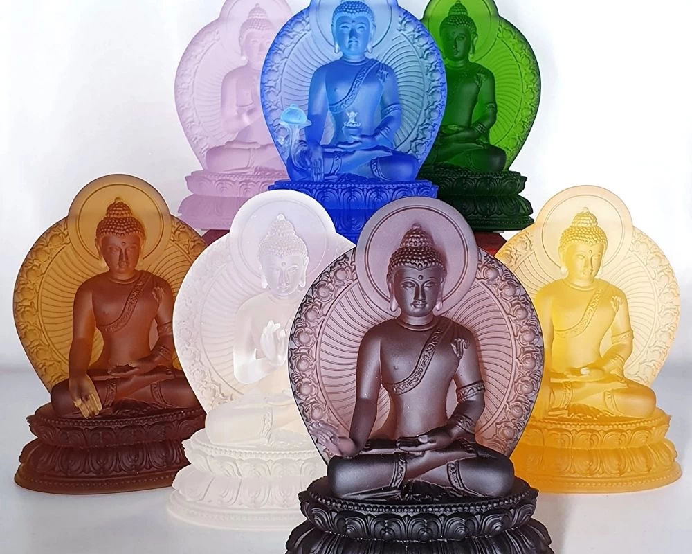 7 tượng Dược Sư bằng lưu ly