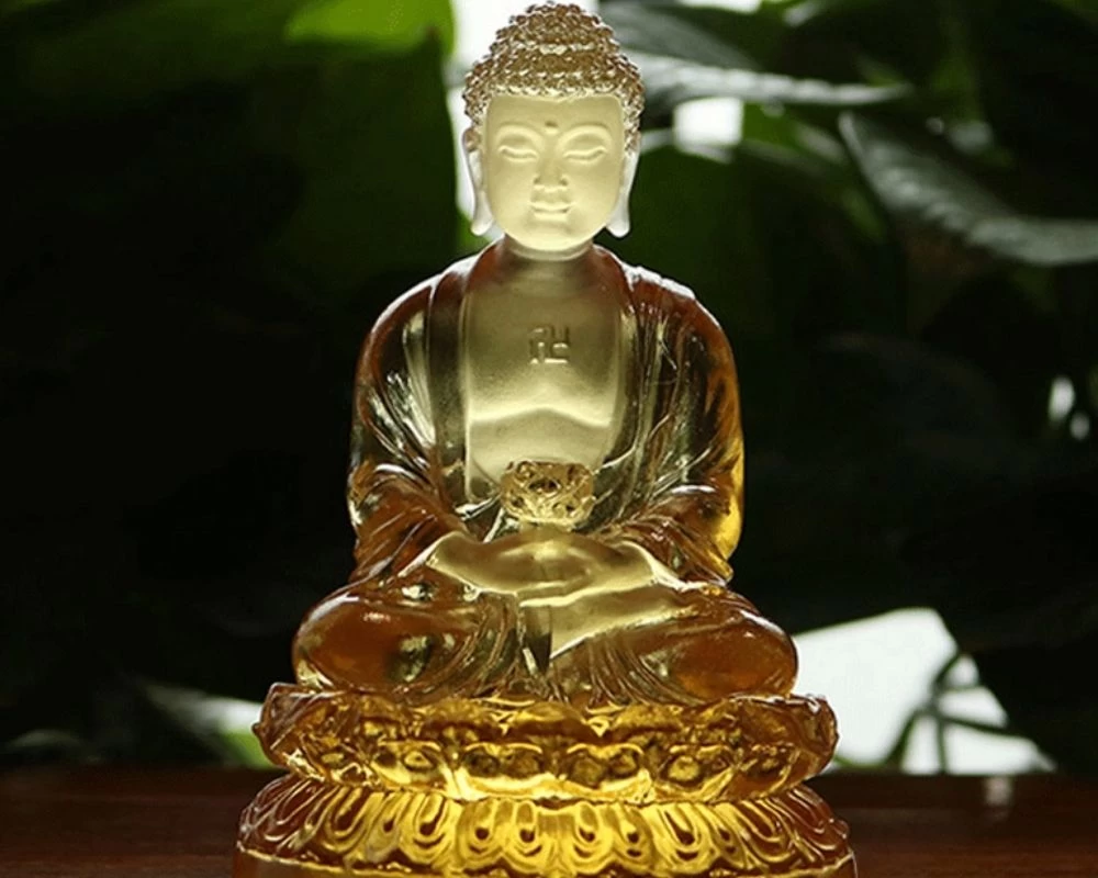 Mẫu tượng A Di Đà ngồi thiền