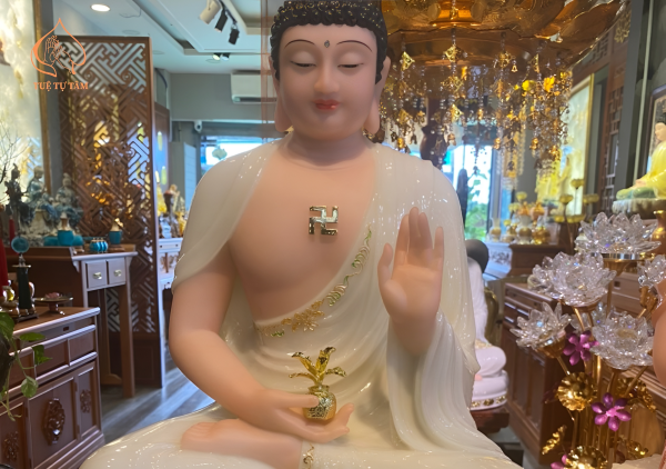 Tượng Phật Dược Sư bằng đá