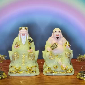 Tượng Tài Địa Thạch Anh Vàng thả chân 8in chất lượng cao của Tuệ Tự Tâm