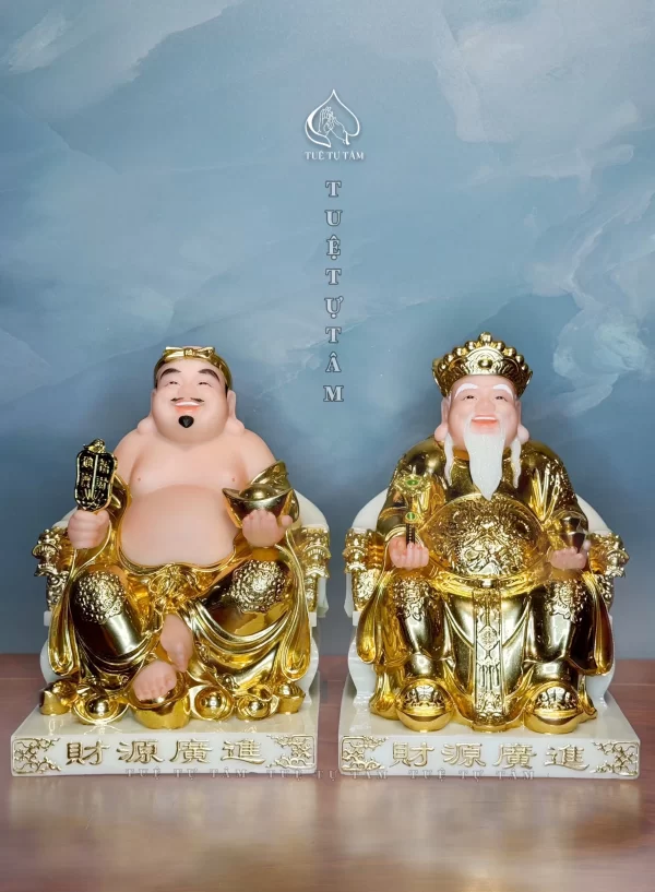 Tượng Tài Địa đá xi vàng ngọc là sản phẩm mang tính phong thủy cao, tái tạo lại năng lượng trong nhà