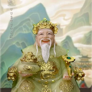 Gương mặt thần thái với nụ cười hiền hậu của Thần Tài