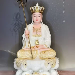 Tượng Địa Tạng Trắng 19 inch có nhiều mức giá khác nhau