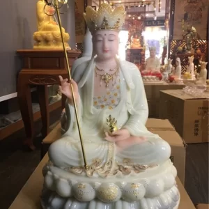 Một trong những mẫu Địa Tạng Đá Trắng của nhà Tuệ Tự Tâm